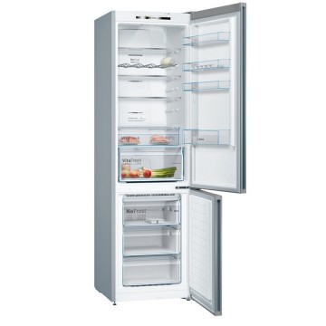 Bosch Ψυγειοκαταψύκτης 368lt Total NoFrost Υ203xΠ60xΒ66εκ. Γκρι KGN39VIEB